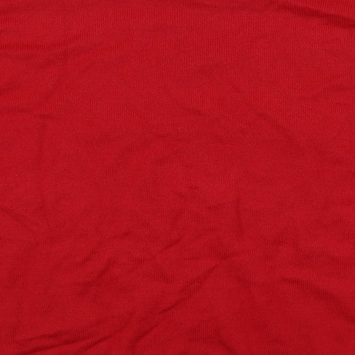 ISLE Womens Red   Pullover Jumper Size 14