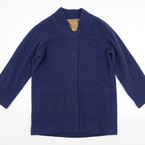 Preworn Womens Blue   Overcoat Coat