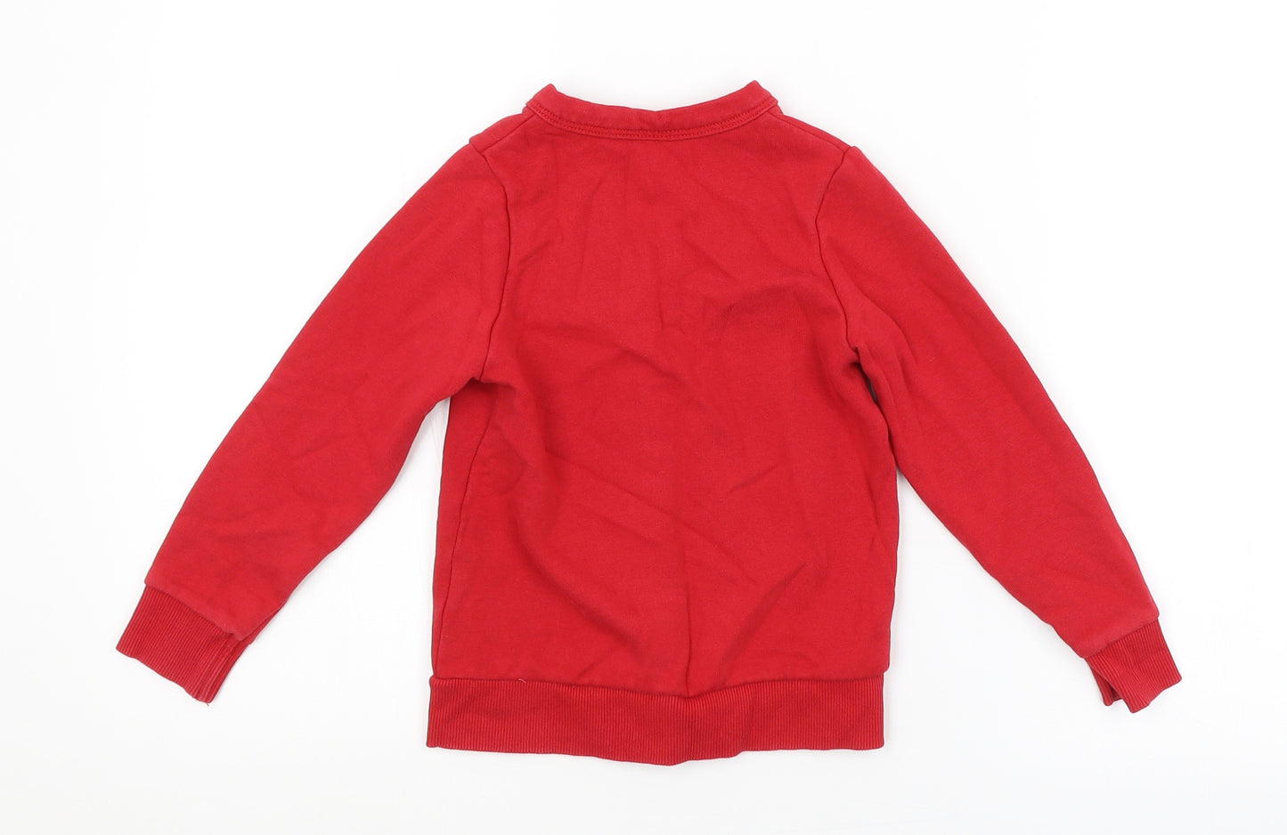 TU SCHOOL Girls Red   Cardigan Jumper Size 3 Years