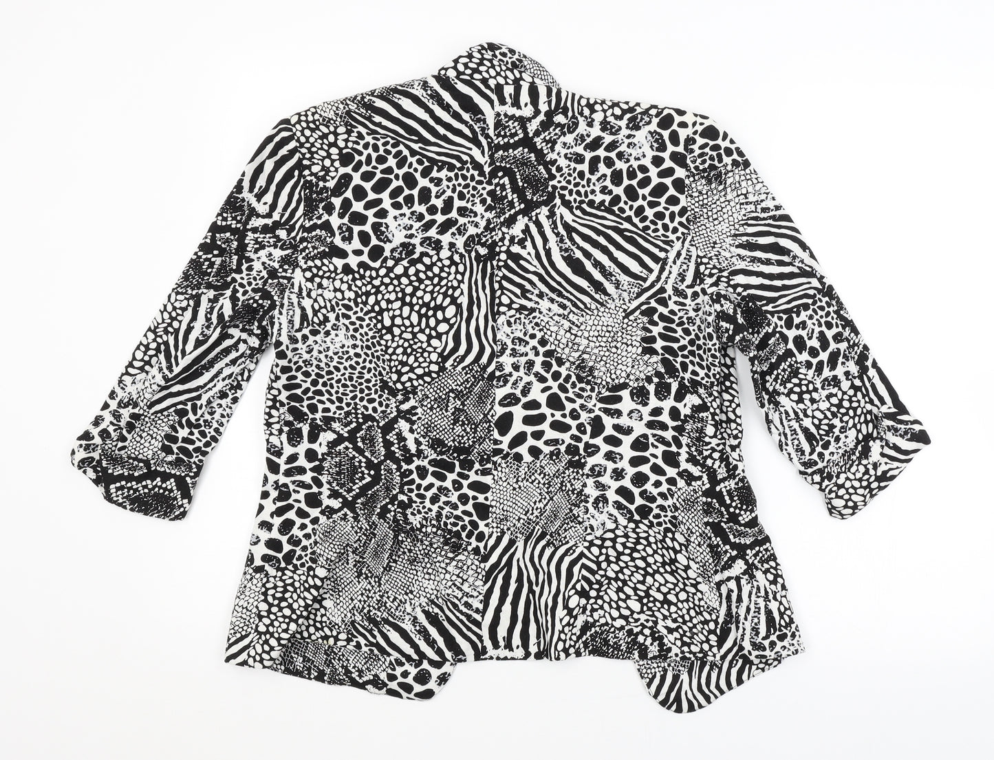 M&CO. Womens Multicoloured Animal Print  Jacket  Size 12