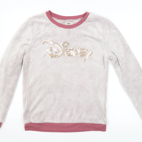 LOVE TO LOUNGE Womens Purple   Pullover Sweatshirt Size 10