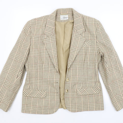 Freemans Womens Multicoloured Check  Jacket Blazer