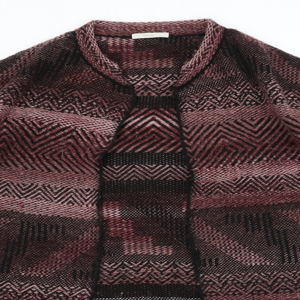 George Womens Multicoloured Argyle/Diamond  Cardigan Jumper Size 20