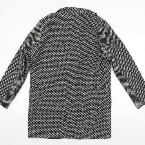 Preworn Womens Multicoloured Argyle/Diamond  Pea Coat Coat