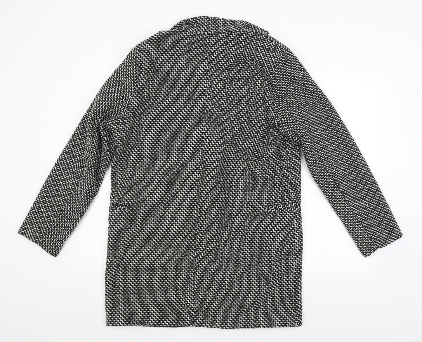 Preworn Womens Multicoloured Argyle/Diamond  Pea Coat Coat