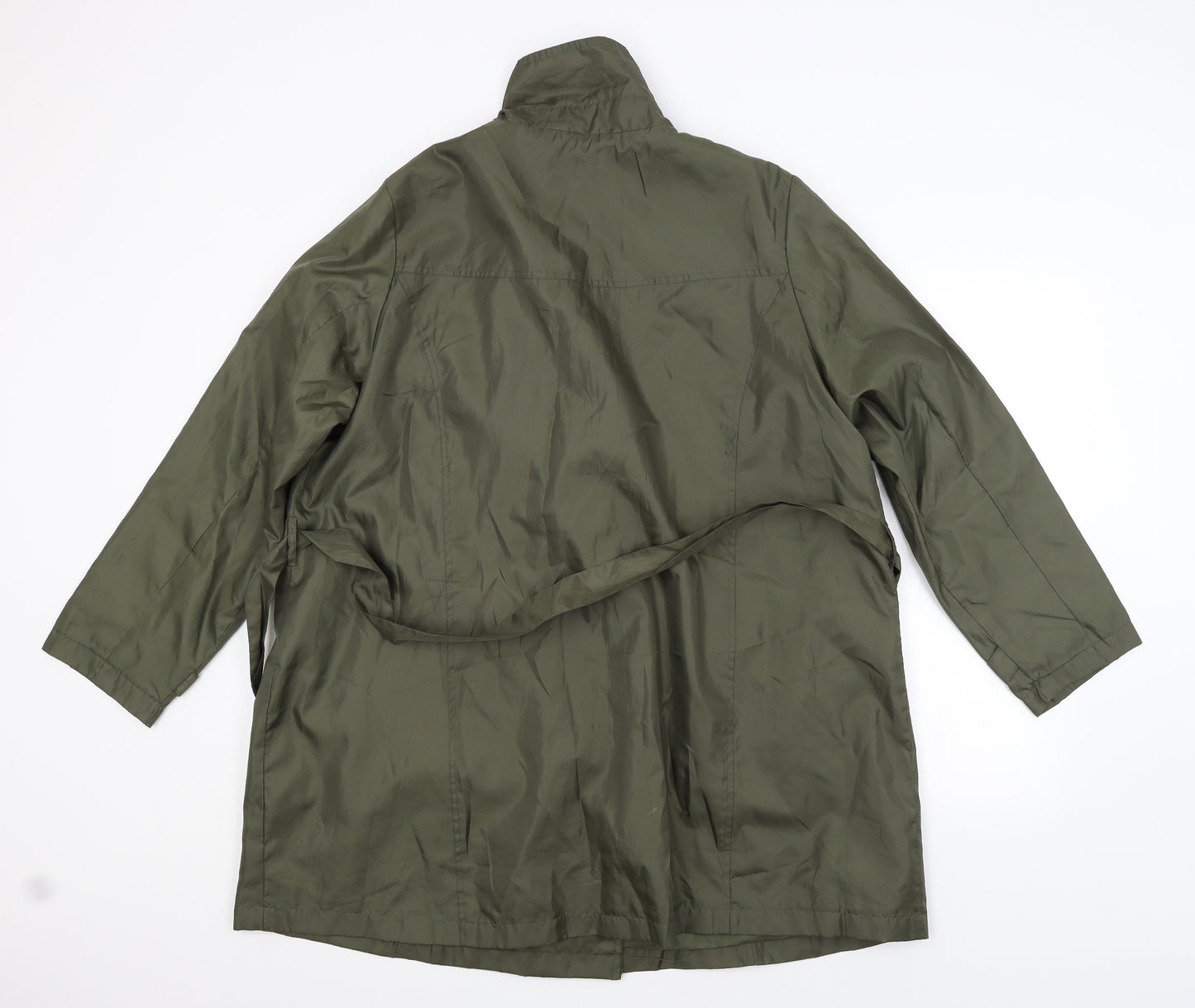 Preworn Womens Green   Pea Coat Coat Size 22