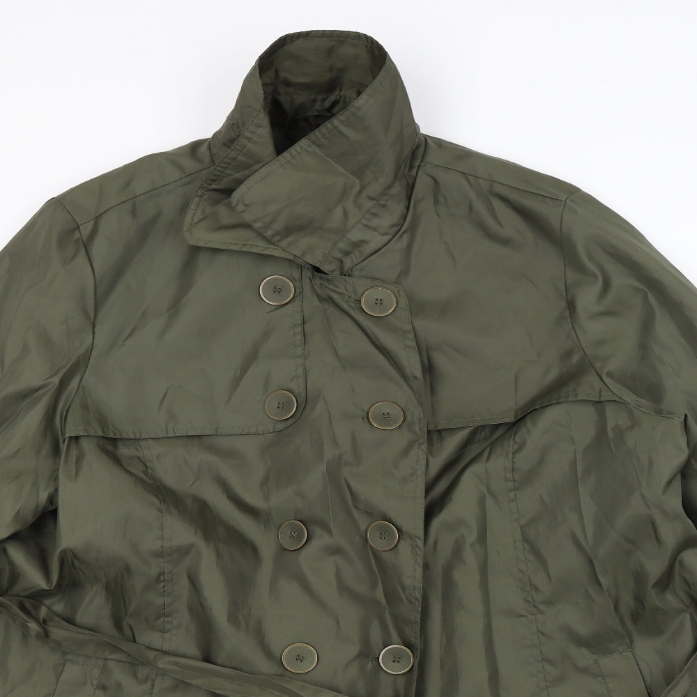 Preworn Womens Green   Pea Coat Coat Size 22
