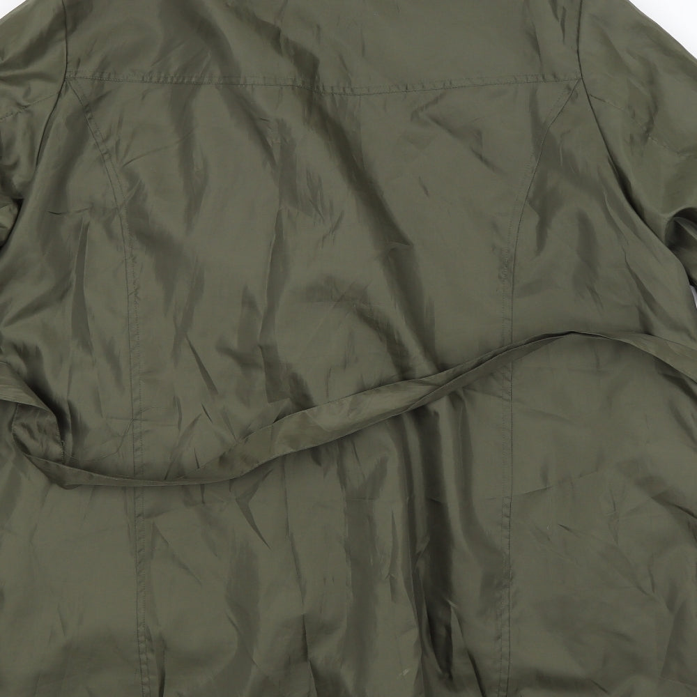 Preworn Womens Green   Pea Coat Coat Size 22