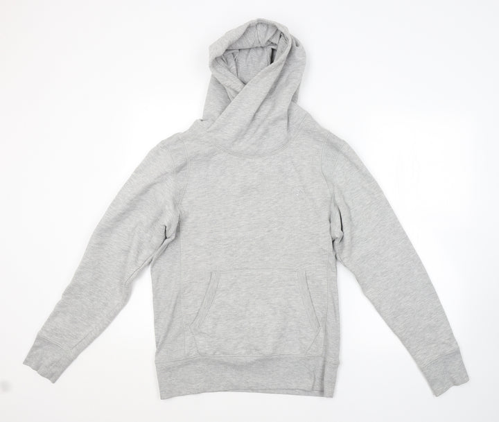 Soviet Black Mens Grey Pullover Hoodie Size S