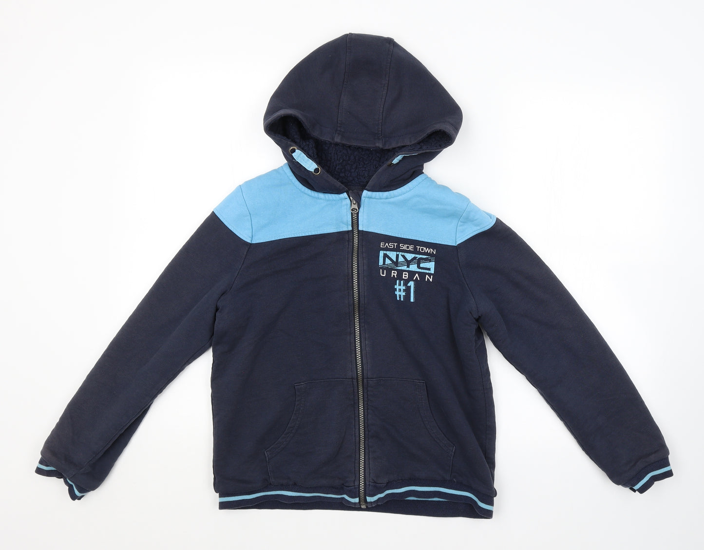 PEPPERTS Boys Blue   Full Zip Hoodie Size 11-12 Years