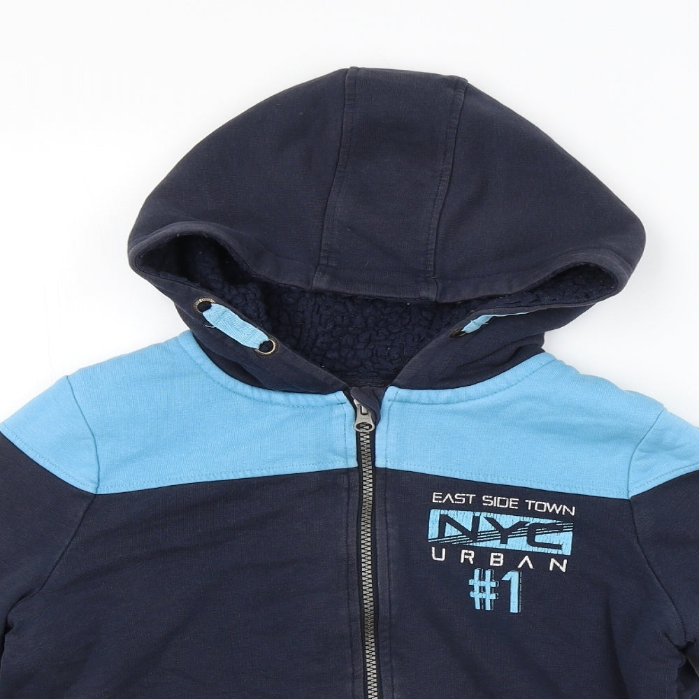 PEPPERTS Boys Blue   Full Zip Hoodie Size 11-12 Years