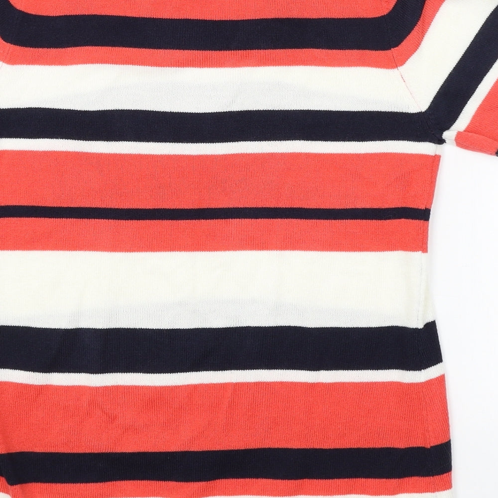 Papaya Womens Multicoloured Striped  Pullover Jumper Size 8