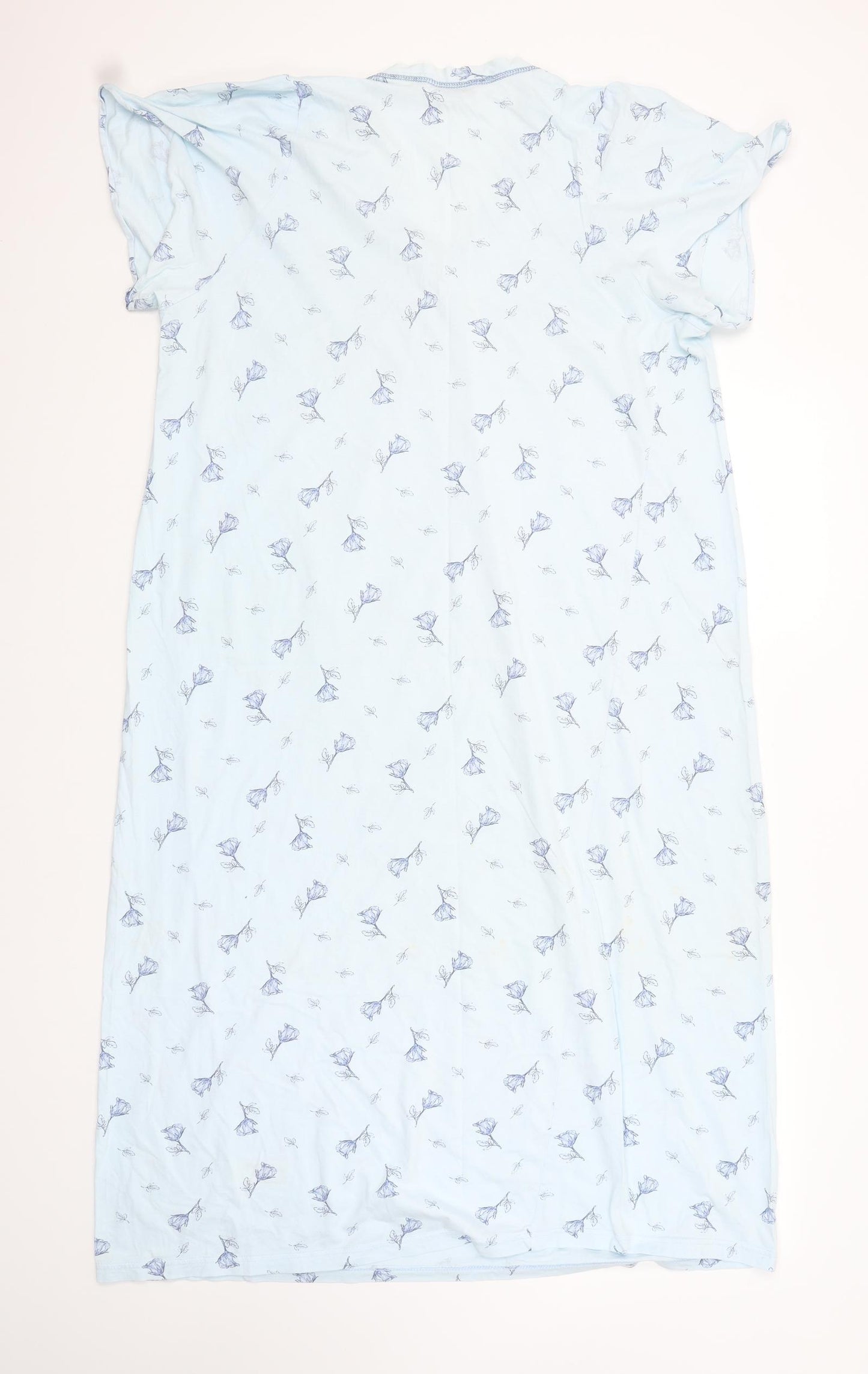 Berkertex Womens Blue Floral   Gown Size 14