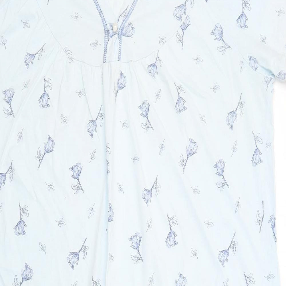 Berkertex Womens Blue Floral   Gown Size 14