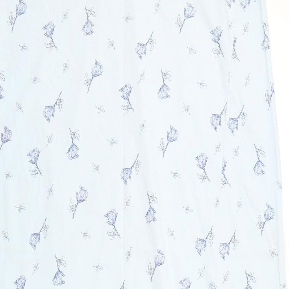 Berkertex Womens Blue Floral   Gown Size 14