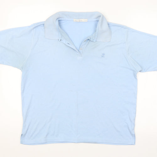 Beaumonde Womens Blue   Basic Polo Size 18
