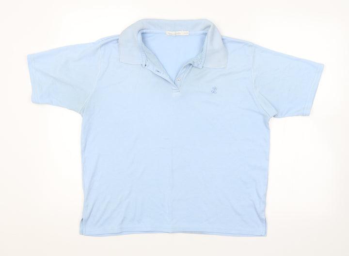 Beaumonde Womens Blue   Basic Polo Size 18
