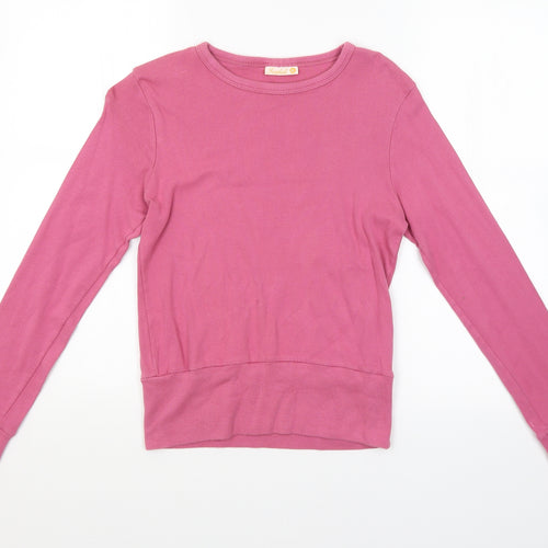 FOXHOLE Womens Pink   Pullover Jumper Size XL