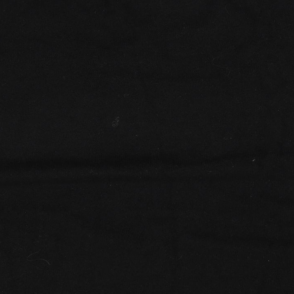 Preworn Womens Black   Overcoat Poncho One Size  - Roll Neck Poncho