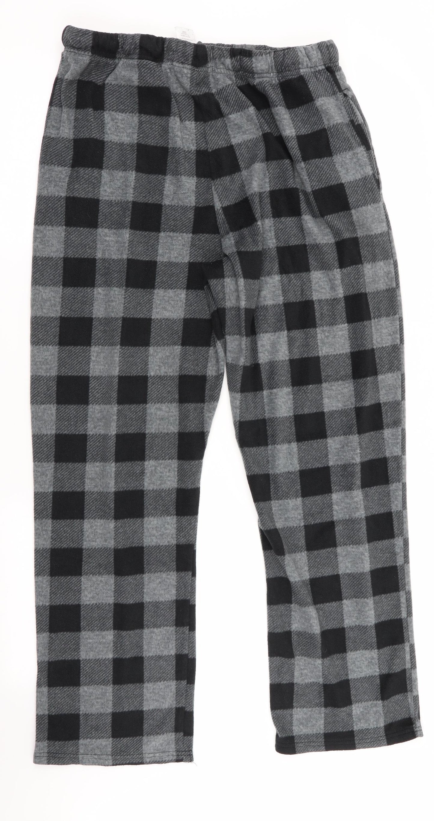 Primark Mens Grey Check   Pyjama Pants Size L