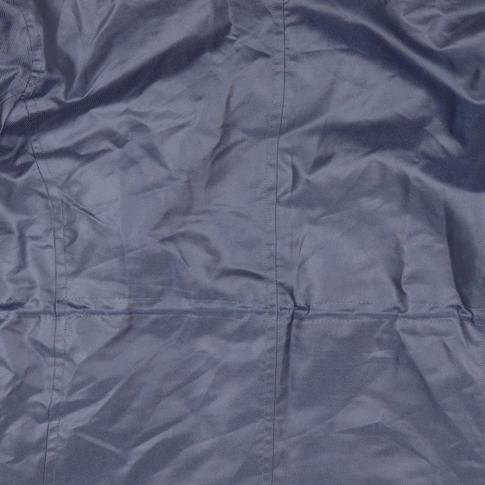 Marks and Spencer Womens Blue   Anorak Coat Size 14  - Subtle Shiny Fabric