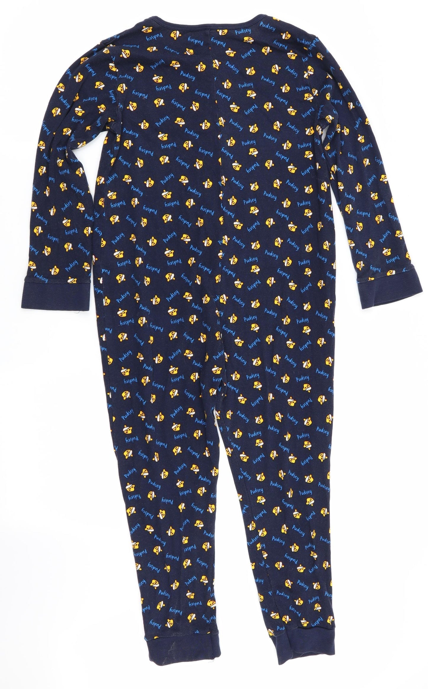 Blue Zoo Girls Blue Animal Print   One Piece Size 11-12 Years  - Pudsey Bear Print