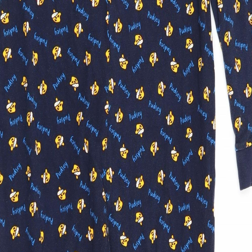 Blue Zoo Girls Blue Animal Print   One Piece Size 11-12 Years  - Pudsey Bear Print