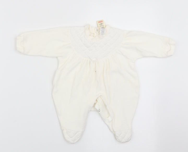 Adams Girls Ivory Babygrow One-Piece Size 3-6 Months