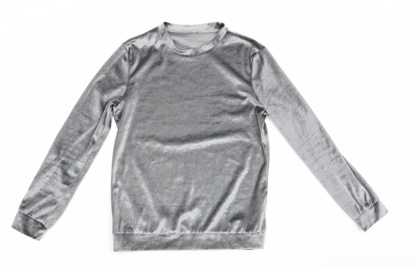 Preworn Womens Silver Solid   Pyjama Top Size S
