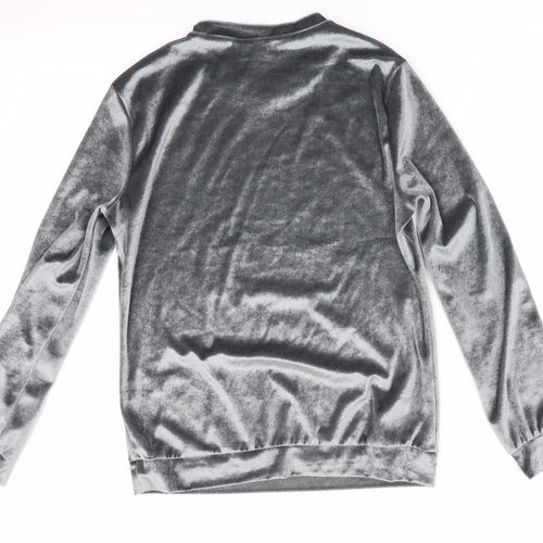 Preworn Womens Silver Solid   Pyjama Top Size S