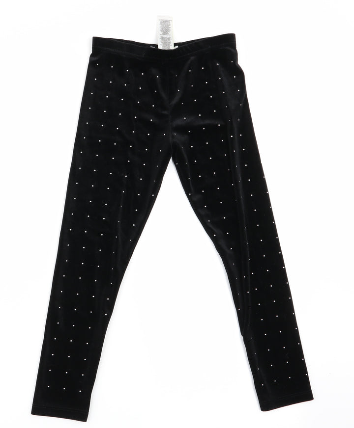 Marks and Spencer Girls Black Jegging Trousers Size 4-5 Years