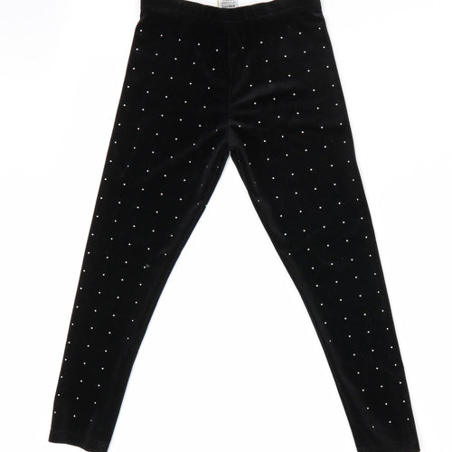 Marks and Spencer Girls Black   Jegging Trousers Size 4-5 Years