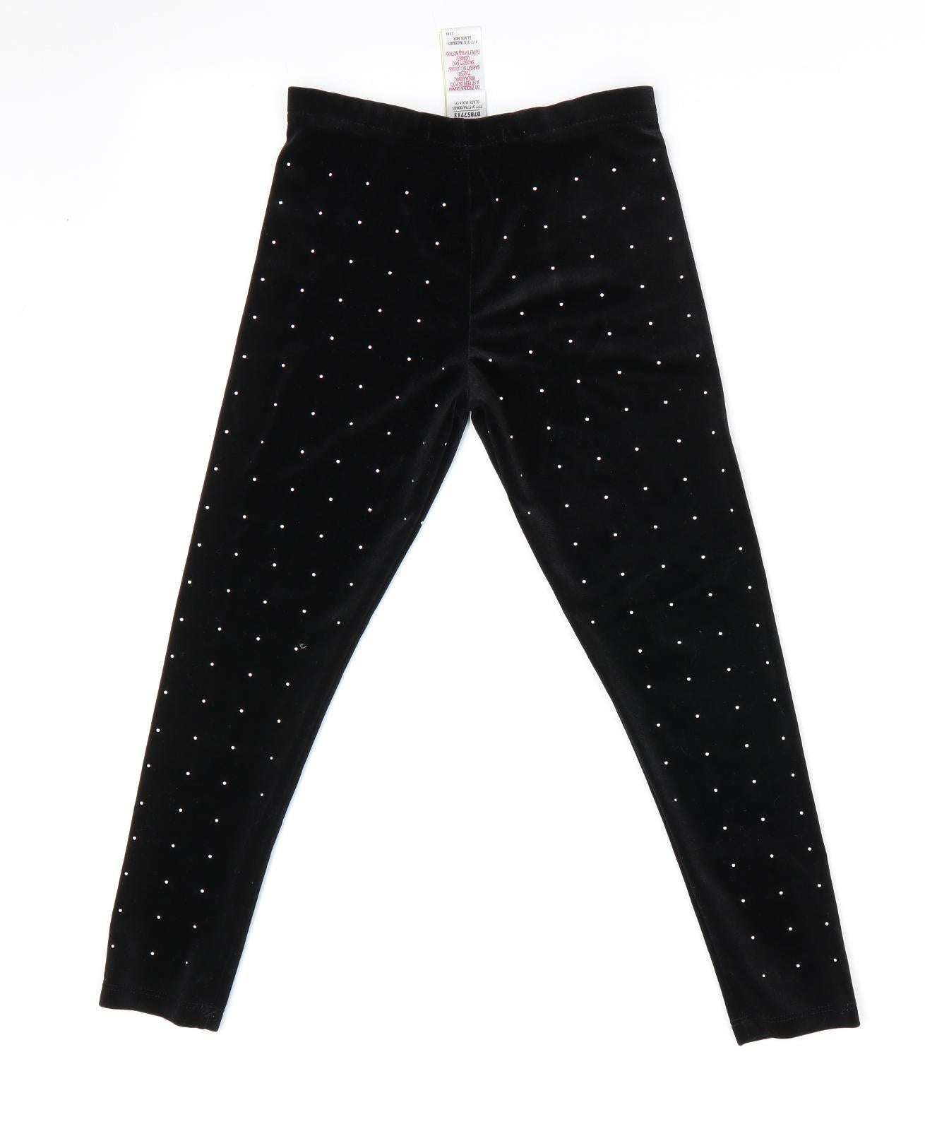 Marks and Spencer Girls Black   Jegging Trousers Size 4-5 Years
