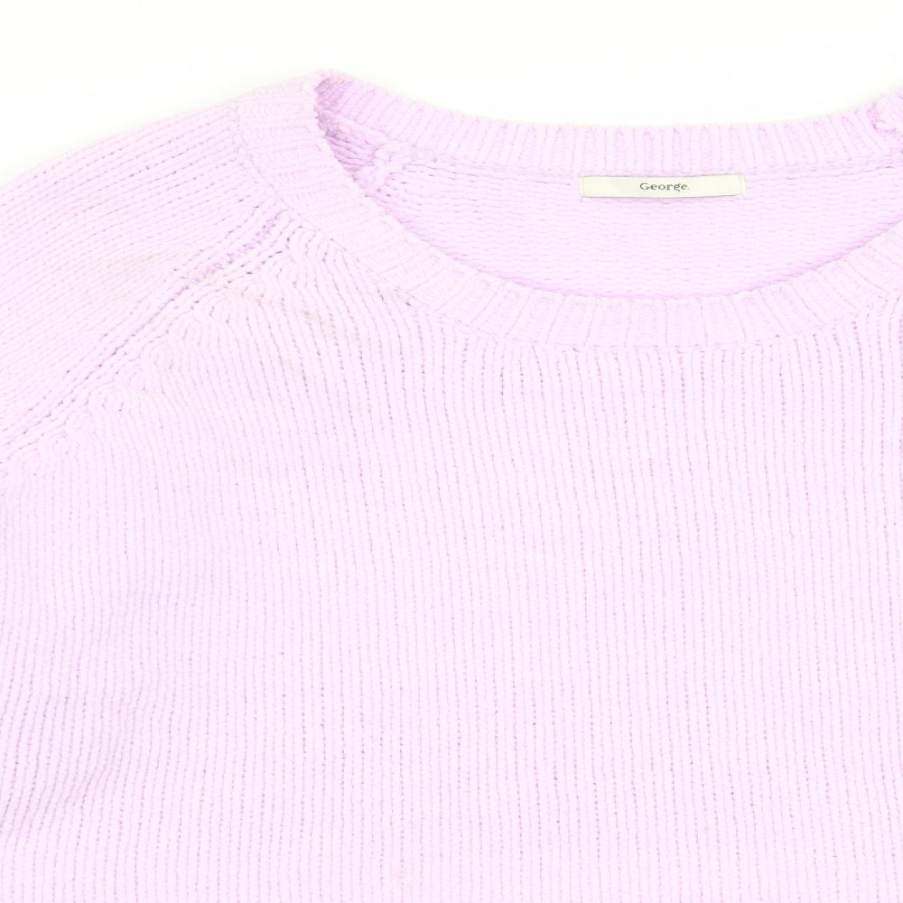 George Womens Purple   Pullover Jumper Size 20