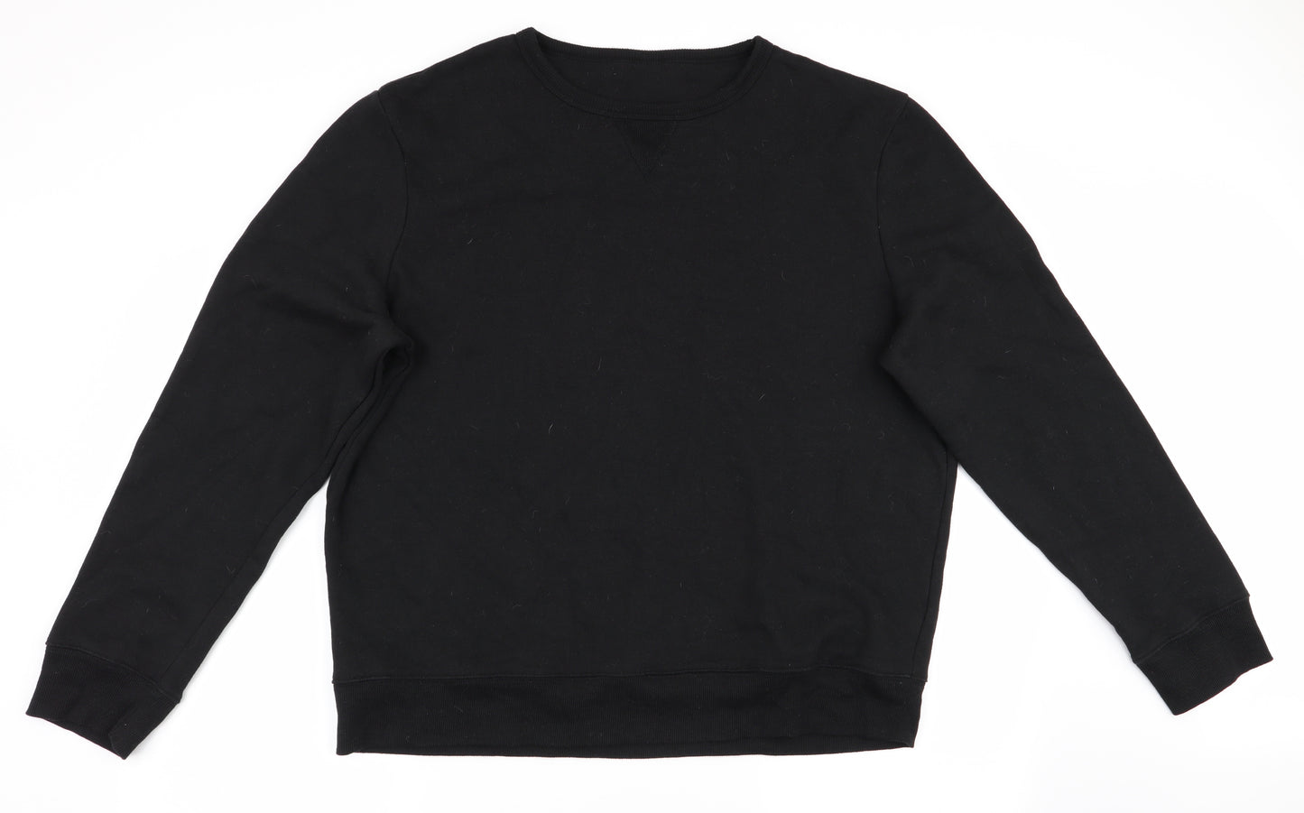 Preworn Mens Black   Pullover Sweatshirt