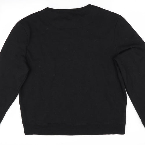 Preworn Mens Black   Pullover Sweatshirt
