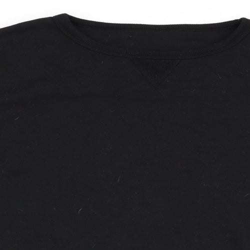 Preworn Mens Black   Pullover Sweatshirt