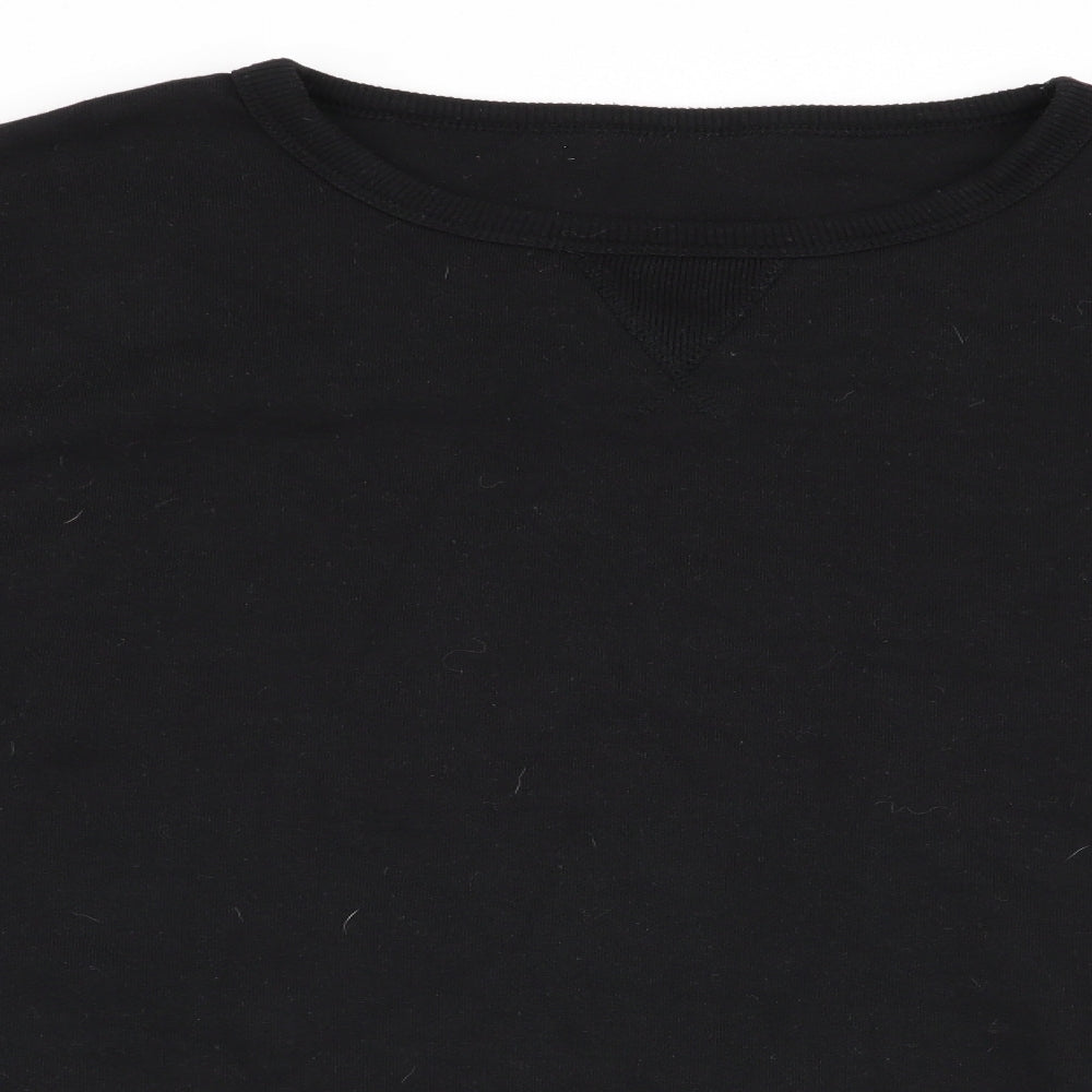 Preworn Mens Black   Pullover Sweatshirt