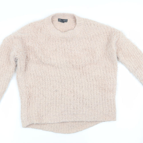 Primark Womens Orange   Pullover Jumper Size 4  - Peach in Colour