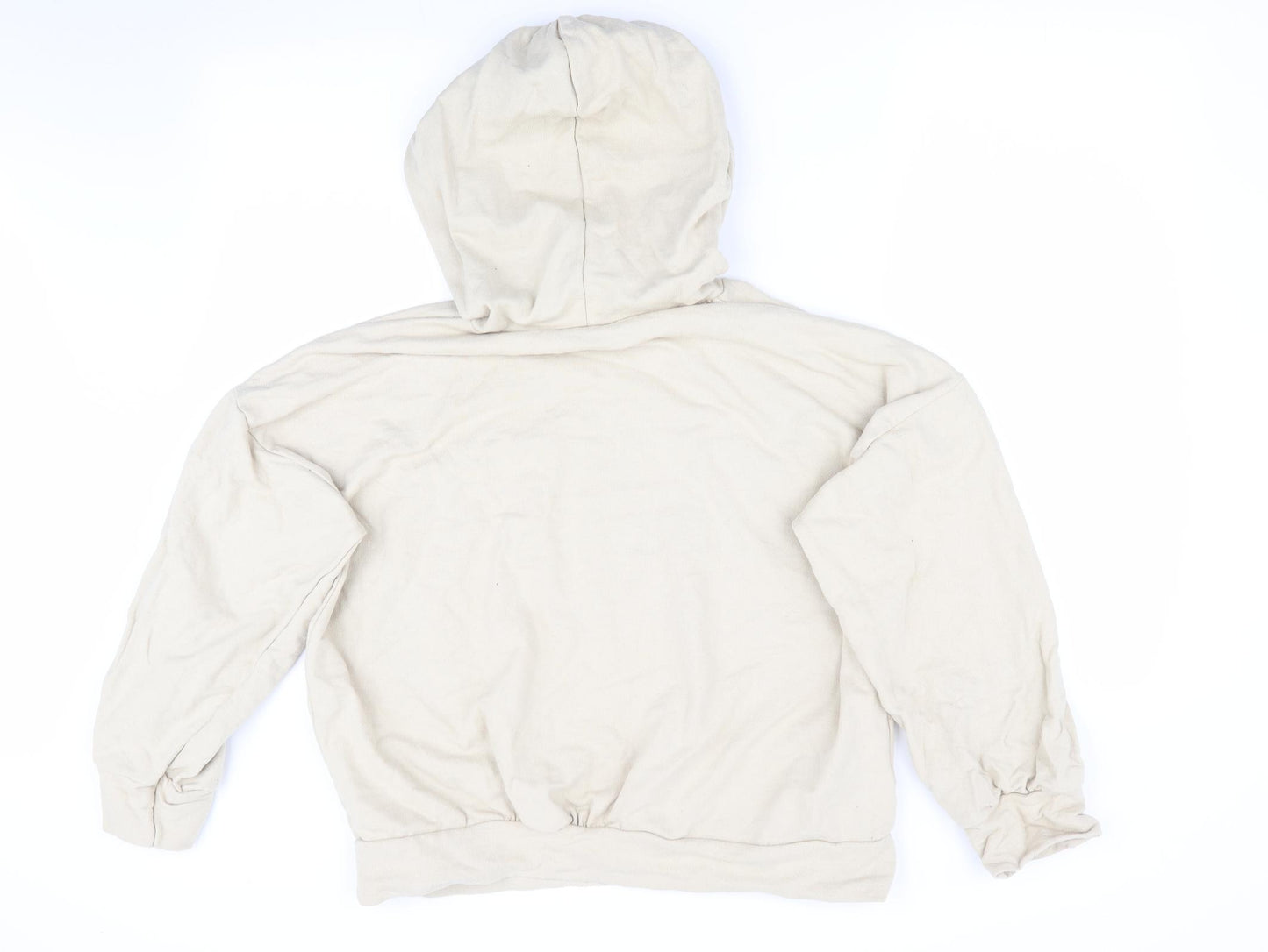 Boohoo Womens Beige   Pullover Hoodie Size 14