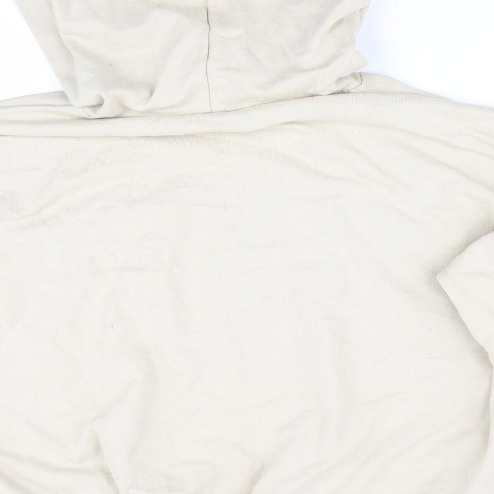 Boohoo Womens Beige   Pullover Hoodie Size 14