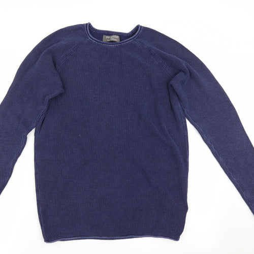Primark Mens Blue   Pullover Jumper Size S