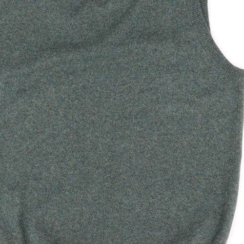 Joseph Turner Mens Green   Vest Jumper Size L