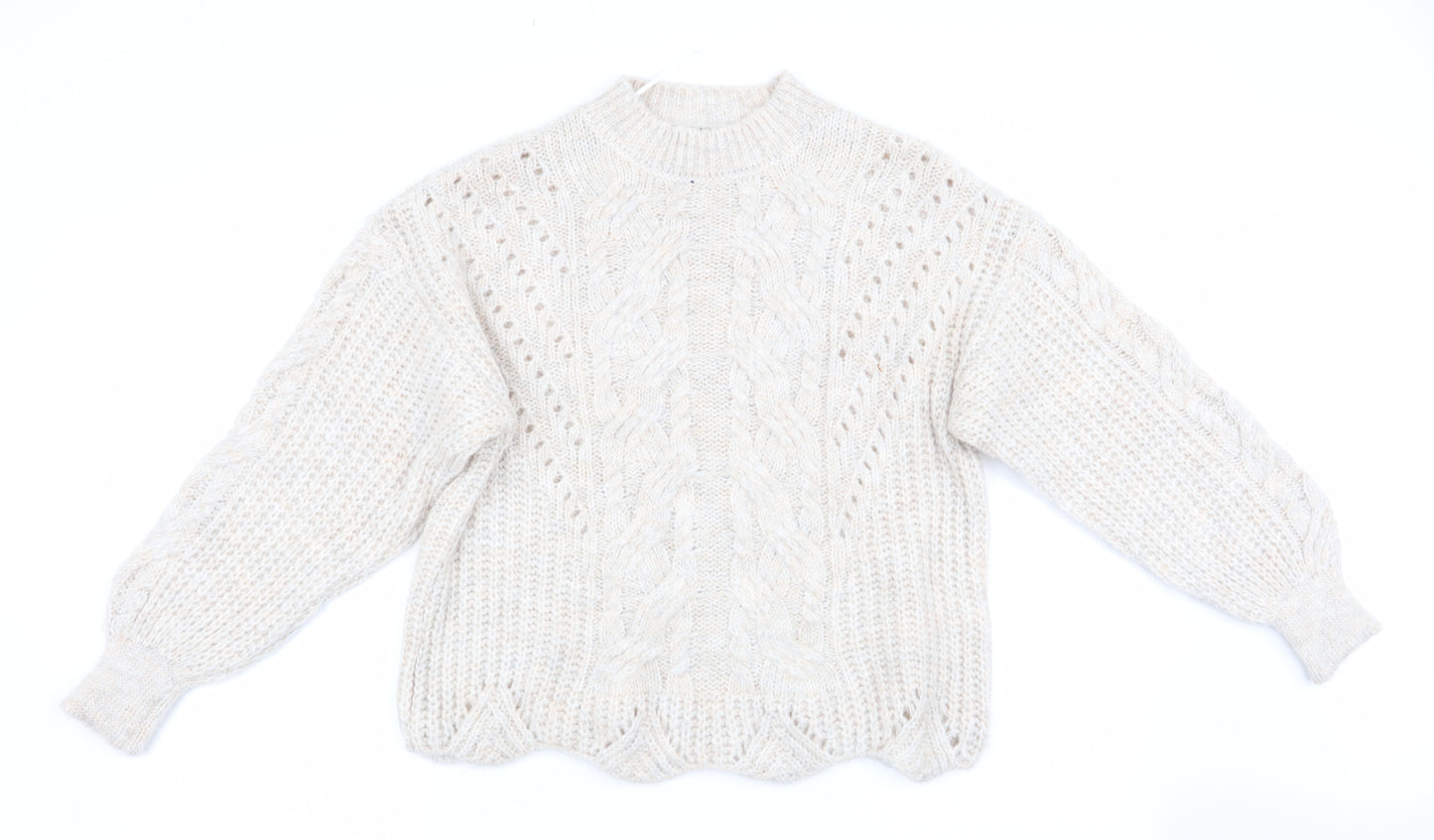 Primark Womens Beige   Pullover Jumper Size XS
