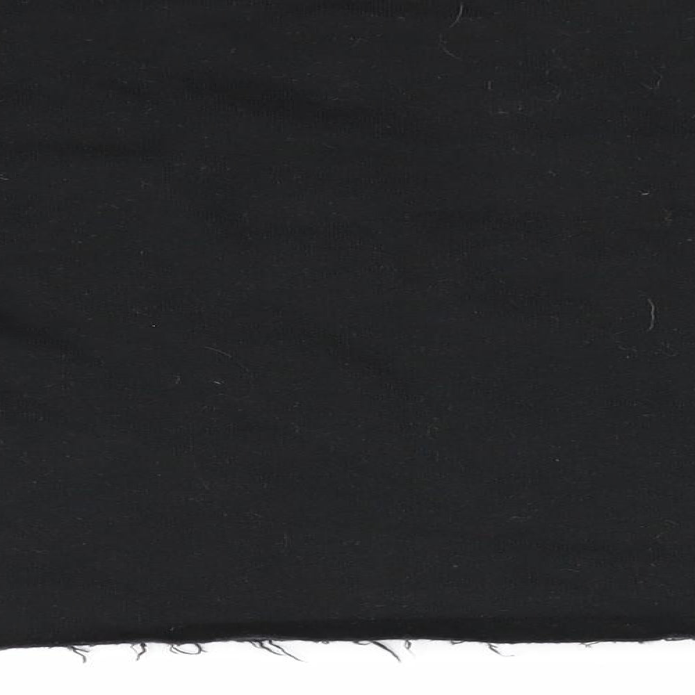 Primark Girls Black   Pullover Sweatshirt Size 8-9 Years  - Merci - cropped