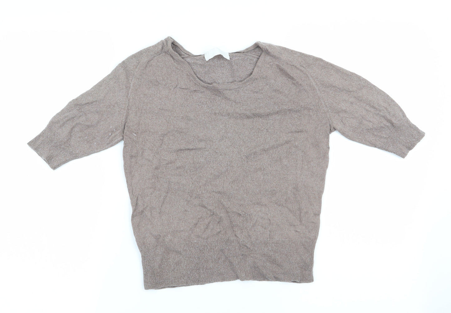 NICOLE FARHI Womens Brown   Pullover Jumper Size S