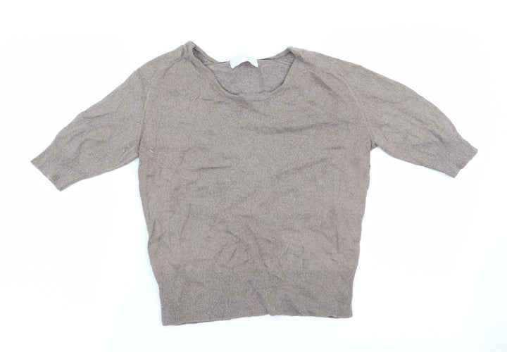 NICOLE FARHI Womens Brown   Pullover Jumper Size S
