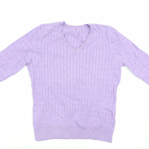 Preworn Womens Purple   Pullover Jumper