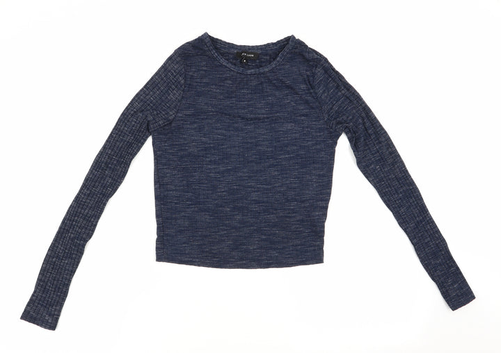 New Look Womens Blue   Jersey Blouse Size 8