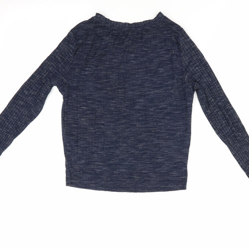 New Look Womens Blue   Jersey Blouse Size 8